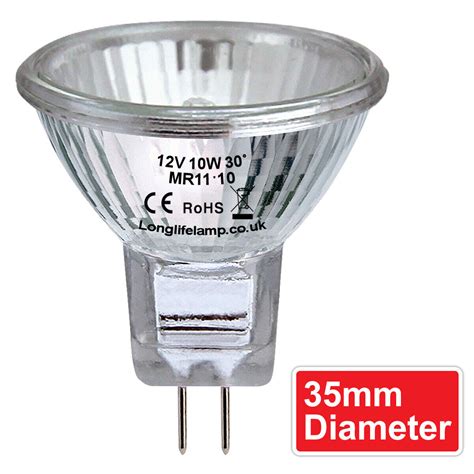 MR11 10W Halogen Light Bulbs Lamp 12V 10W Bulb Fibre Optic Christmas ...