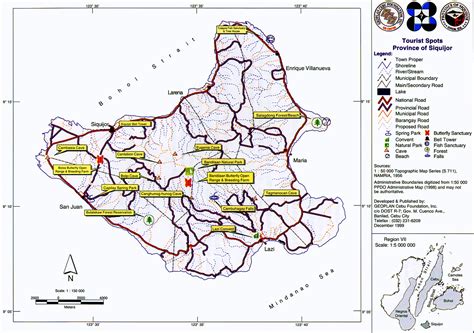 Siquijor Island Tourist Map - Siquijor • mappery