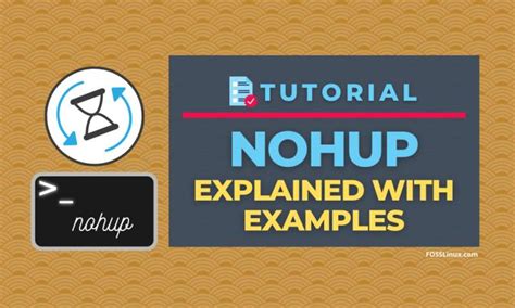 Nohup Linux command with examples