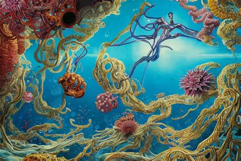 complex and beautiful deep sea life by james jean and | Stable Diffusion | OpenArt
