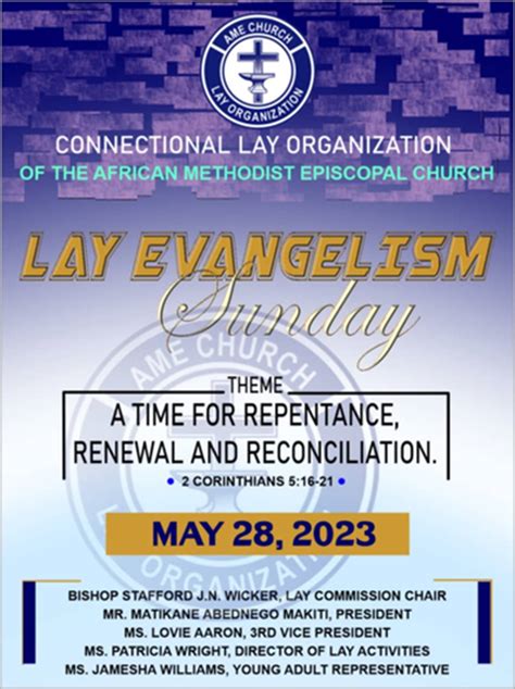 Blog Archives - Connectional Lay Organization of the African Methodist Episcopal Church