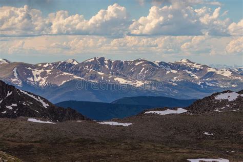 Beautiful Colorado Mountain Landscape Stock Photo - Image of clouds ...