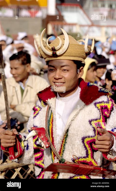 Kachin man wearing tradition costume to attend the annual tribal Stock Photo: 2518425 - Alamy