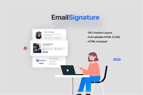 15+ FREE Editable Email Signature Template PSD - Graphic Cloud