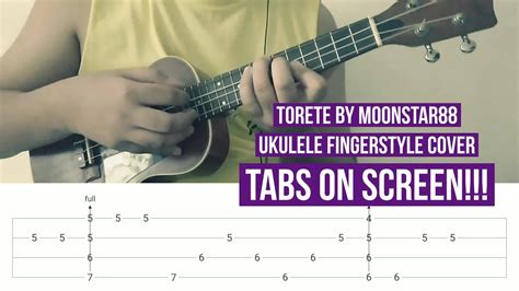 Torete by Moonstar88 (Ukulele Fingerstyle Cover) TABS ON SCREEN Chords - Chordify