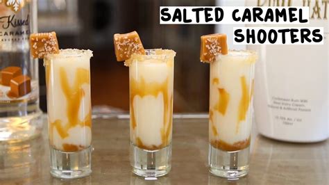 Salted Caramel Shooters | Vodka shots recipe, Salted caramel, Salted ...