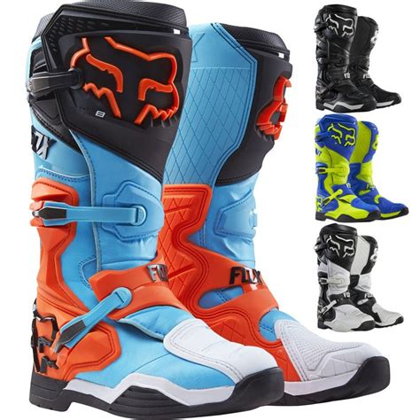 Fox Racing Comp 8 Mens Motocross Boots | Motorcycle boots, Dirt bike boots, Orange boots