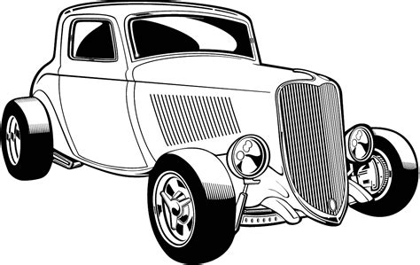old car clipart black and white - Clip Art Library
