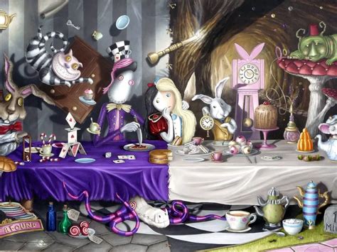 Pop Surrealism Alice In Wonderland