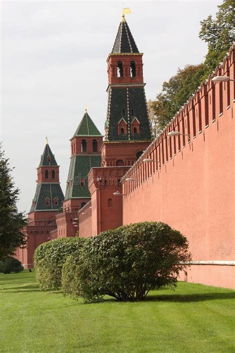 Moscow Kremlin Wall stock photo. Image of communism, landmark - 16478560