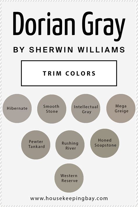 Dorian Gray SW 7017 by Sherwin Williams - Housekeepingbay