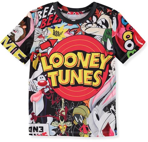 Looney Tunes Boys 4-20 Short Sleeve Sublimation T-Shirt – S&D Kids