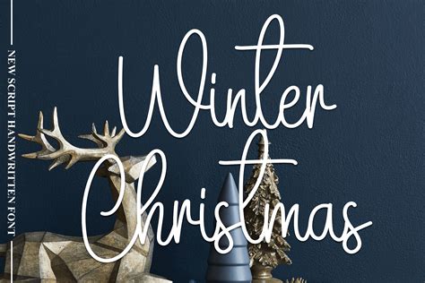 Winter Christmas Font by andikastudio · Creative Fabrica