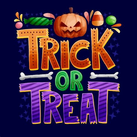 Trick Or Treat Clip Art Images - Free Download on Freepik