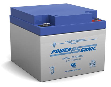 Powersonic PS-12260-F2 12V 26AH Battery - Kiesub Electronics Las Vegas