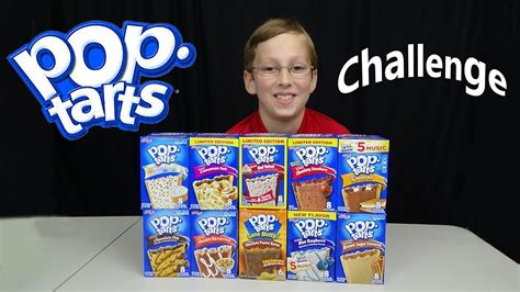 POP TART CHALLENGE TASTE TEST | COLLINTV - YouTube