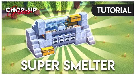 🔥 Minecraft : Super Smelter Tutorial | Easiest Super Smelter In Minecraft | 1.21+ | How To Build ...