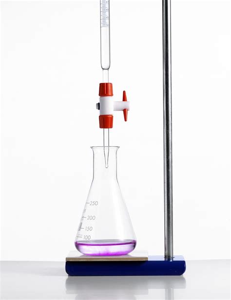 Titration Experiment Photograph by