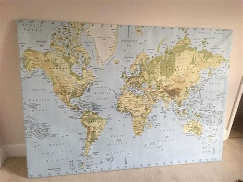 World Map Canvas From Ikea: A Must-Have Decor For Your Wall - World Map Colored Continents