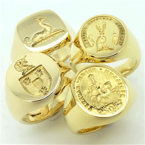 Seal-Engraved-Signet-Rings- | Signet ring, Unique handmade jewelry ...