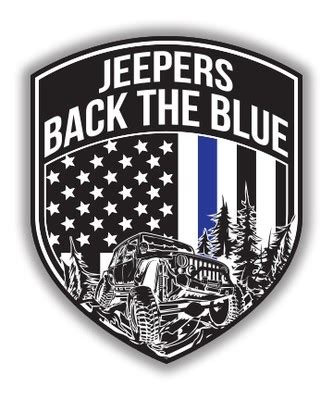 Jeepers Back the Blue