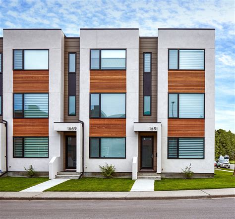 Parcside Townhomes | Townhouse exterior, Townhouse designs, Modern townhouse