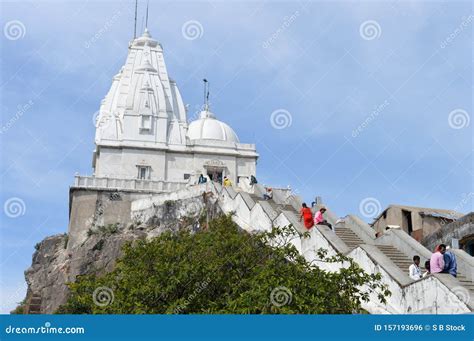 Parasnath Hills, Giridih, Jharkhand, India May 2018 â€“ View of Shikharji Jain Temple in ...