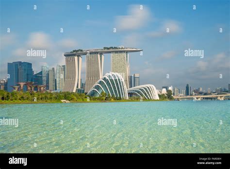 Singapore city skyline in morning at Marina bay Stock Photo - Alamy