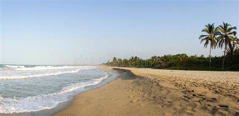 Palomino Beach in Colombia. Stock Image - Image of ocean, panorama ...