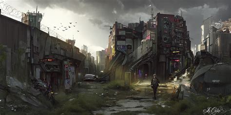 ArtStation - Dystopian City 01