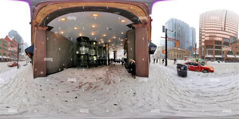 360° view of TORONTO SNOW STORM - Alamy