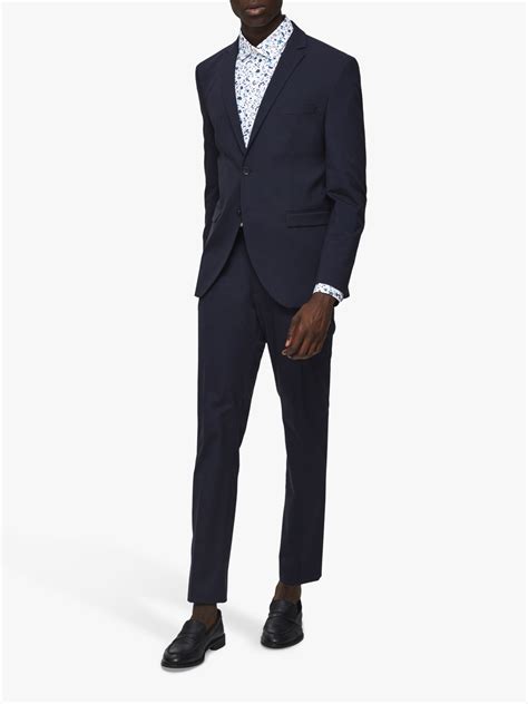 SELECTED HOMME Slim Fit Suit Jacket, Navy at John Lewis & Partners