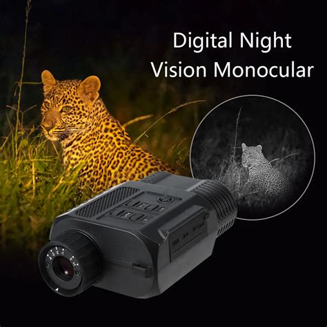 Digital Infrared Night Vision Monocular Camera 2.6X Zoom 200m Nighttime ...