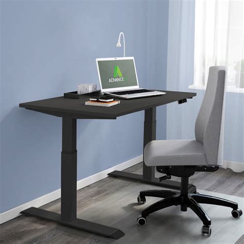 AdvanceUp Dual Motor Adjustable Electric Stand Up Office Desk Set, 47" Height & 63" Width ...