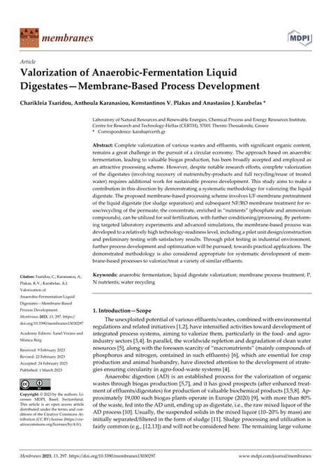 (PDF) Ammonia Recovery from Anaerobic-Fermentation Liquid Digestate ...