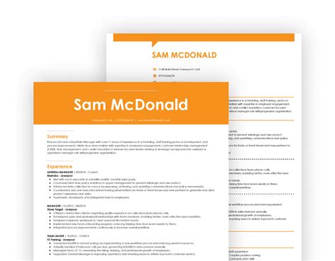 how to write a professional cv uk