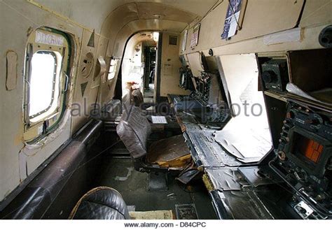 Inside the Avro Shackleton displayed at the Gatwick Aviation Museum ...