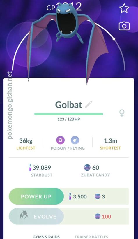 Golbat - Pokemon Go