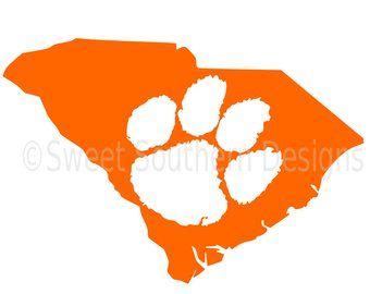 Clemson svg | Etsy | Clemson paw, Clemson tiger paw, Clemson