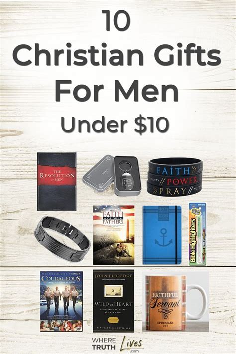 10 Christian Gifts For Men (Under $10 Each!) - WHERE TRUTH LIVES | Christian gifts, Gifts for ...