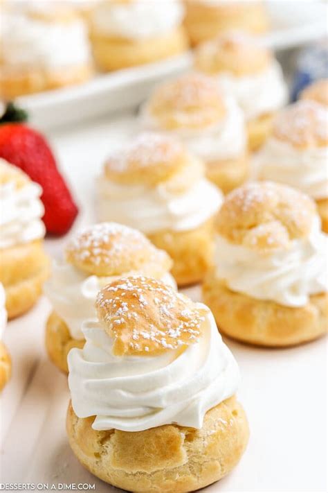 Cream puffs - easy and delicious cream puffs recipe