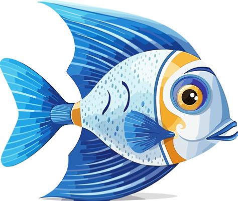 Cartoon Angelfish Illustration 31426416 PNG