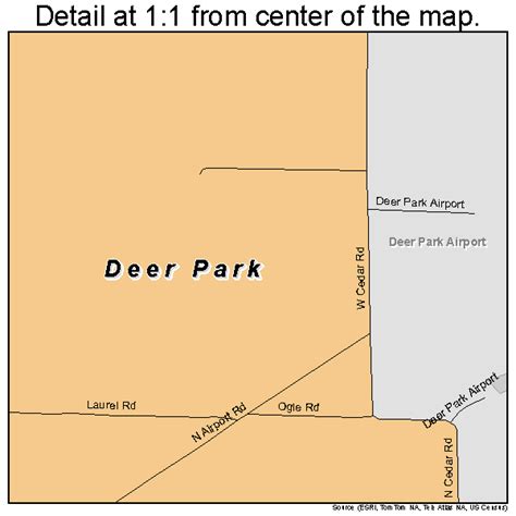 Deer Park Washington Street Map 5317320