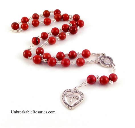 Most Precious Blood of Jesus Rosary Chaplet by unbreakablerosaries