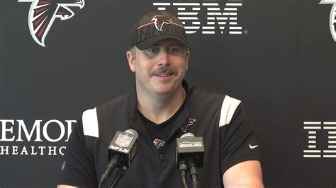 With new mustache, Falcons head coach Arthur Smith talks getting ready ...