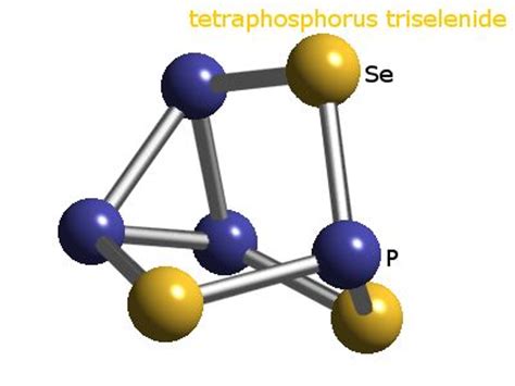 WebElements Periodic Table » Phosphorus » tetraphosphorus triselenide