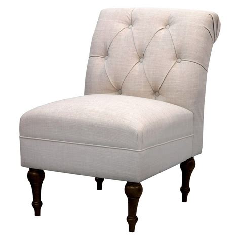 Threshold Tufted Back Slipper Chair | Upholstered chairs, Accent chairs for living room, Furniture