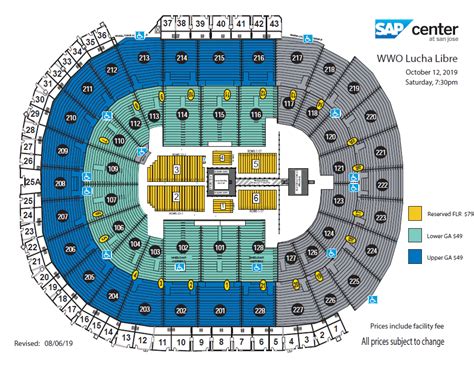 Arena Mexico Seating Chart - Ponasa