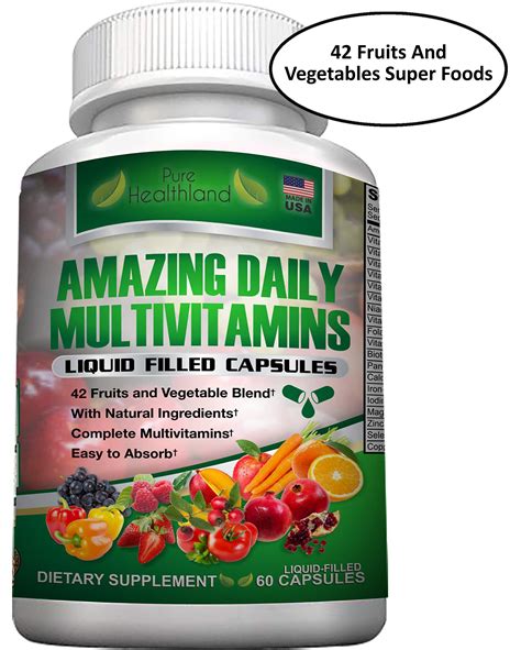 Amazing Liquid Filled Multivitamin Supplement Capsules for Men Women ...