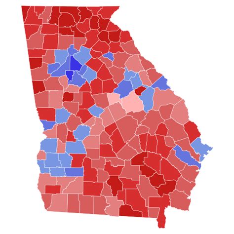 File:2020 United States Senate election in Georgia results map by county.svg - Wikimedia Commons